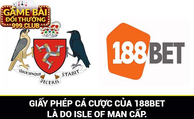 188bet được cấp phép từ Isle of man